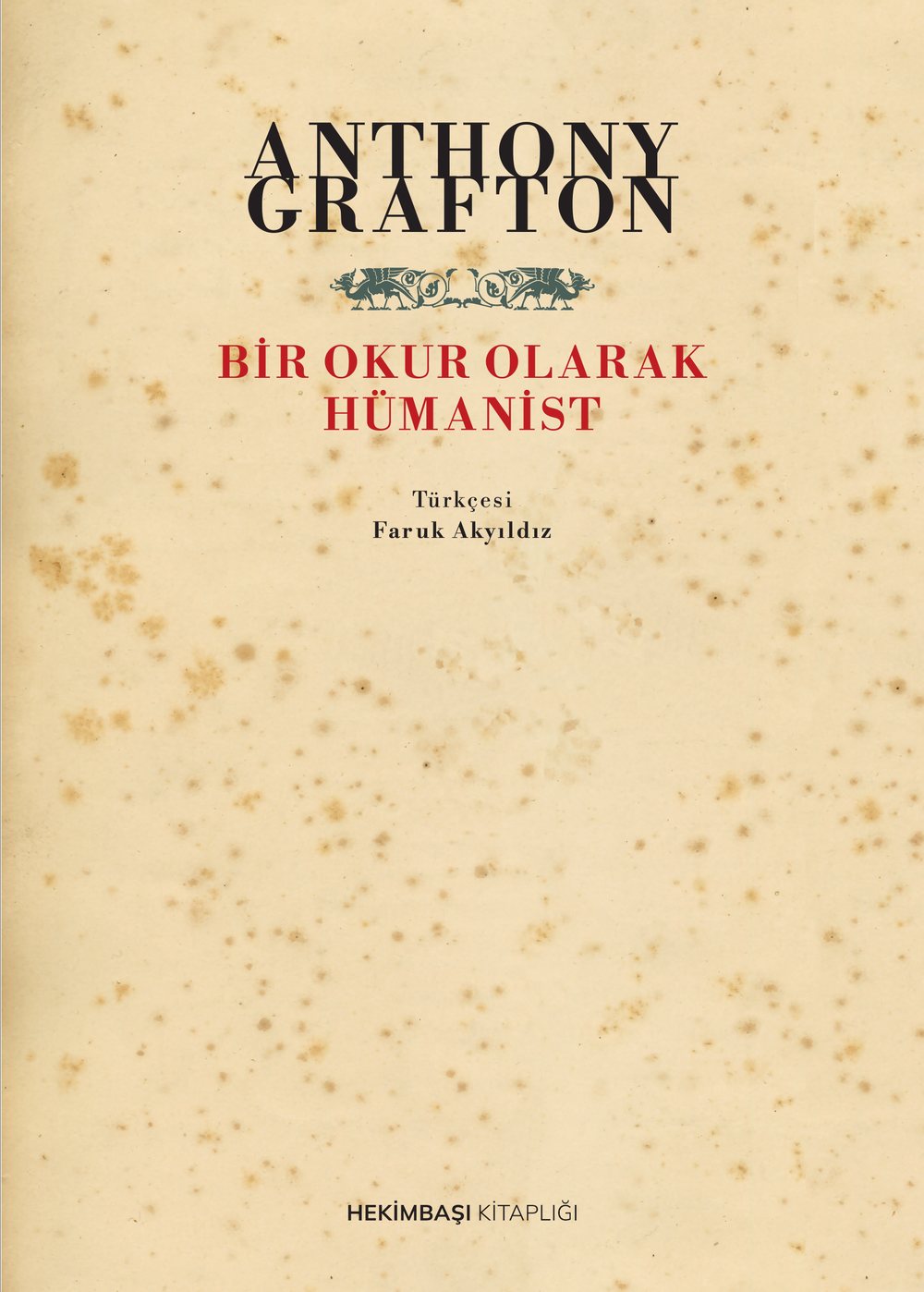Bir Okur Olarak Hümanist — kapak