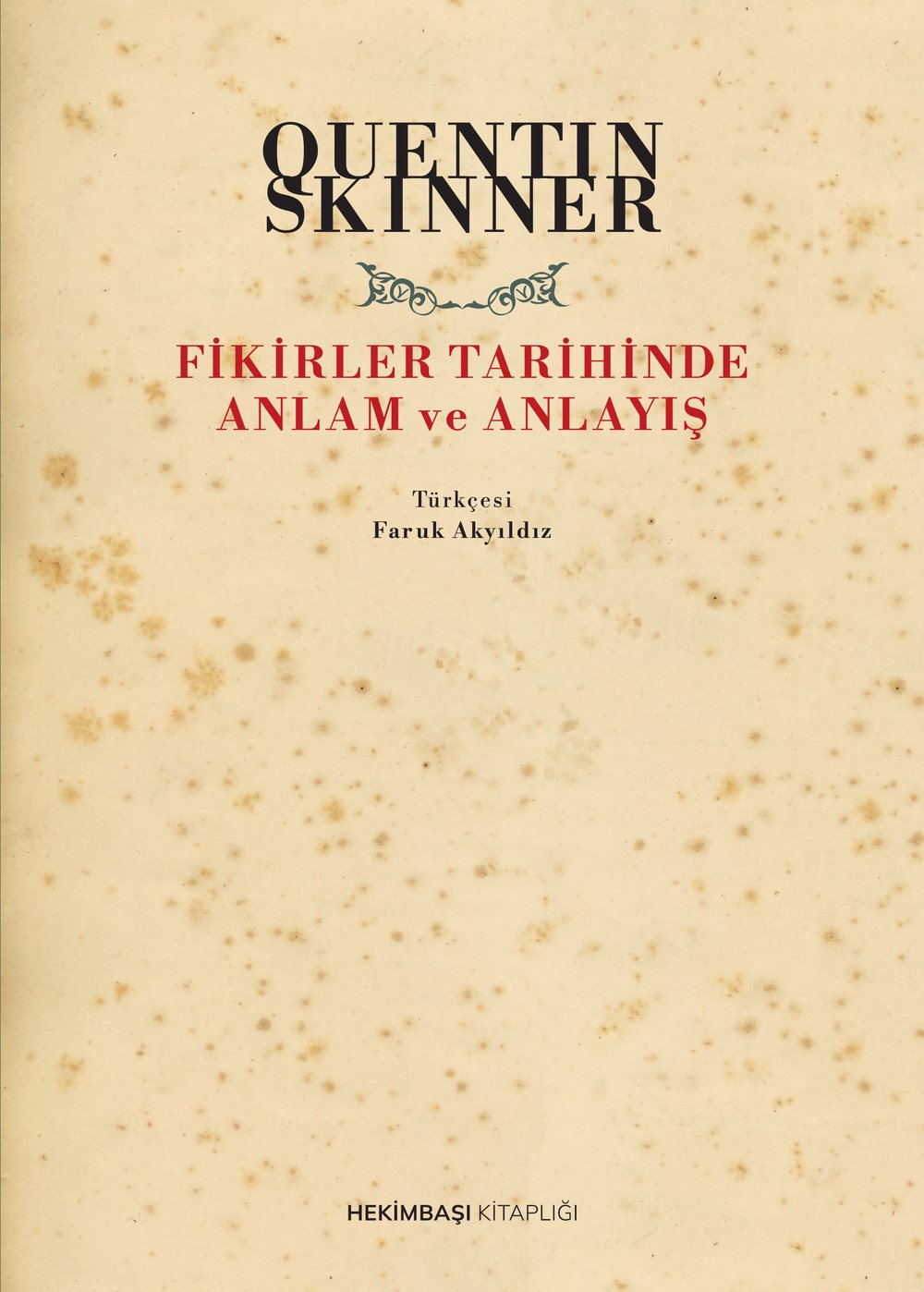 Fikirler Tarihinde Anlam ve Anlayış — kapak